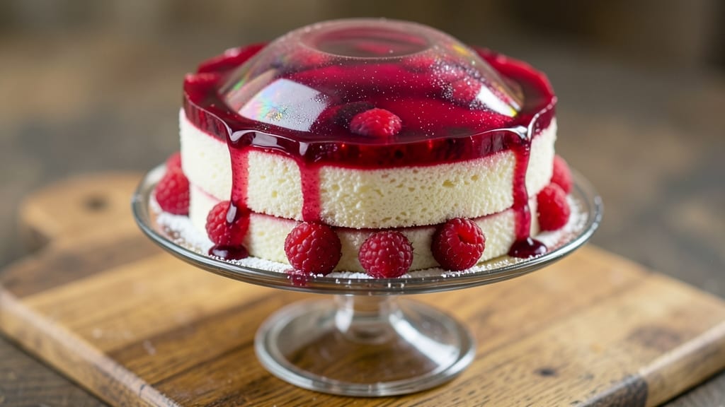 Angel Food Cake With Raspberry Jello Recipe: Lightness Meets Berry Swirl Magic