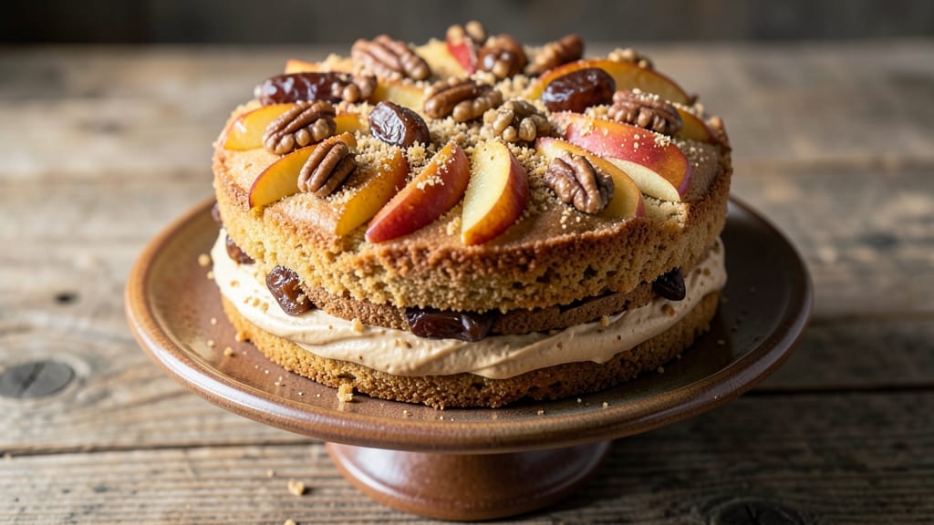 Apple Date Walnut Cake Recipe: Spiced Fruit and Nut Layers in One Bowl